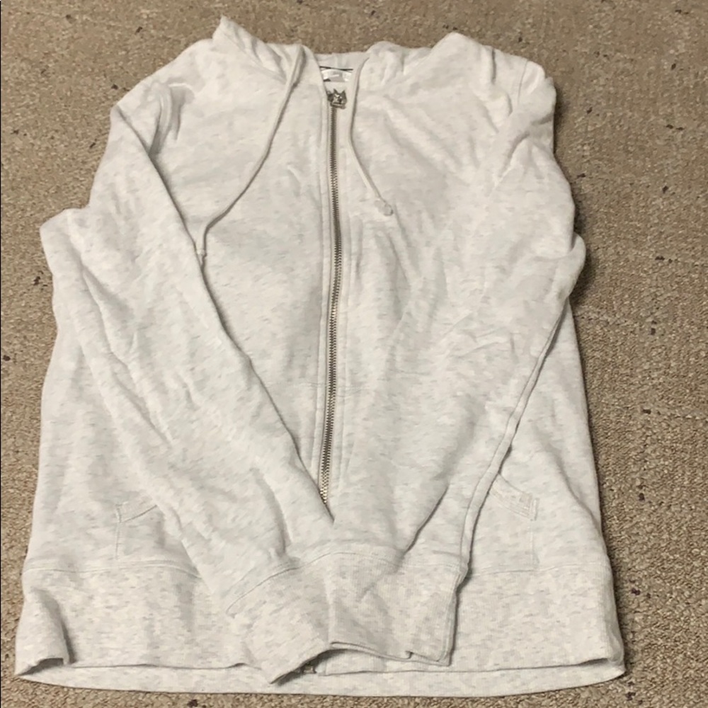 Light grey zip up